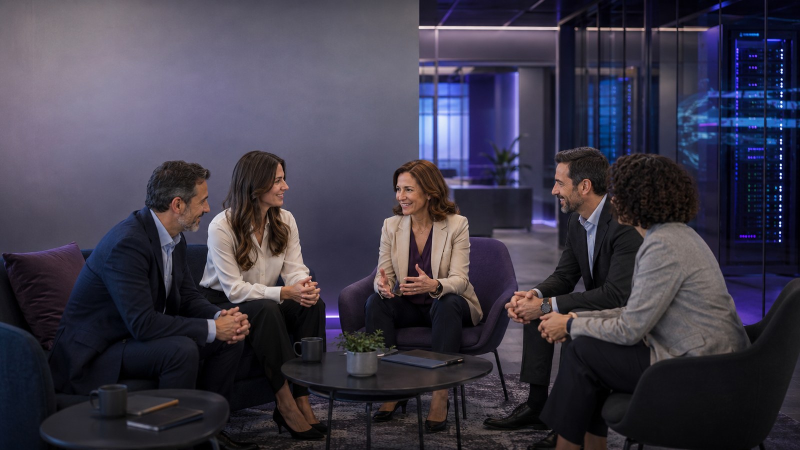 Sesión de advisory ejecutivo con equipo senior MindAct